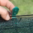 Kép 2/2 - Rögzítő kapocs szőtt árnyékoló hálóhoz  - FIXATEX (zöld)