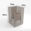 Kép 2/2 - Vízálló bútortakaró szövet 90 g/m2 - COVERTOP (szék)(drapp)