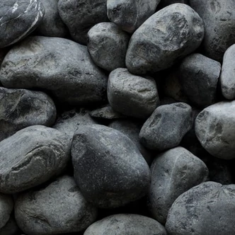 Díszkavics 'Nero Ebano' (kerekszemcsés) 25 kg