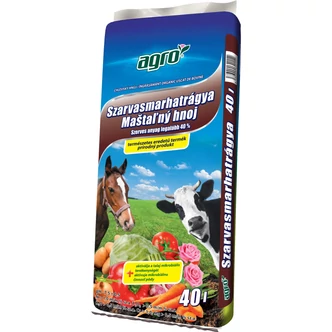 AGRO Szarvasmarhatrágya (40 liter)