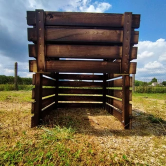 Keményfa komposztáló láda