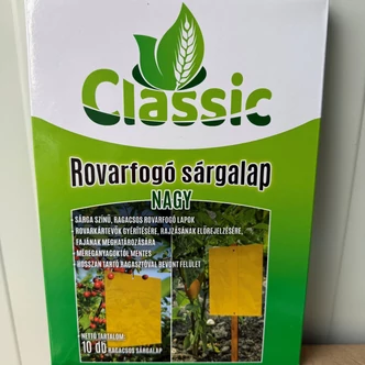 Classic rovarfogó sárgalap, nagy (10 db)