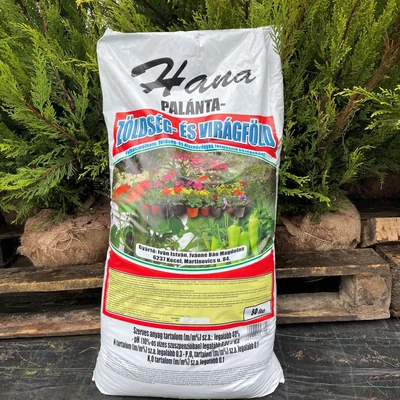Hana Palánta, zöldség és virágföld (50 liter)