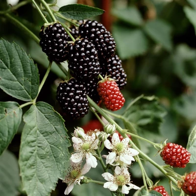 Rubus fruticosus 'Dirksen Thornless' (syn.: 'Dirksen') - Fekete szeder (tüskétlen)