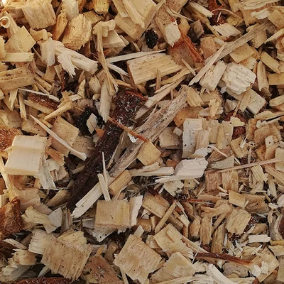 Fenyőrönk darálék (fenyőgally-apríték)