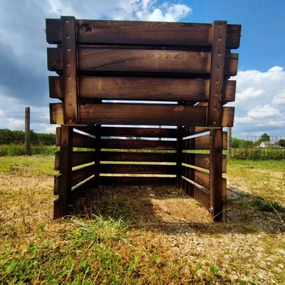 Keményfa komposztáló láda