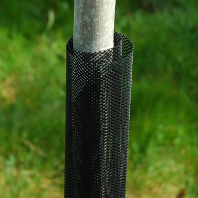 Facsemetevédő rács, kötegenként címkézett - TREEX (Flexguard D6) (fekete)
