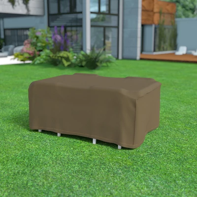 Vízálló bútortakaró szövet 90 g/m2 - COVERTOP (asztal+székek)(drapp)